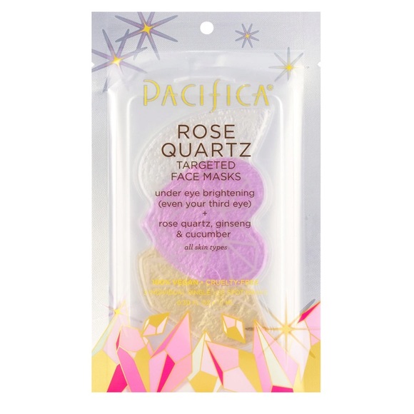 5 for 25⚡️Pacifica Pink Rose Quartz Crystal Face Mask Undereye Brighten Ginseng - Picture 2 of 4